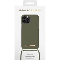 iDeal of Sweden Coque Ordinary Necklace iPhone 12 Pro Max - Cool Khaki