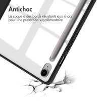 imoshion Coque tablette rigide Trifold iPad Samsung Tab S9 FE 10.9 pouces / Tab S9 11.0 pouces - Noir