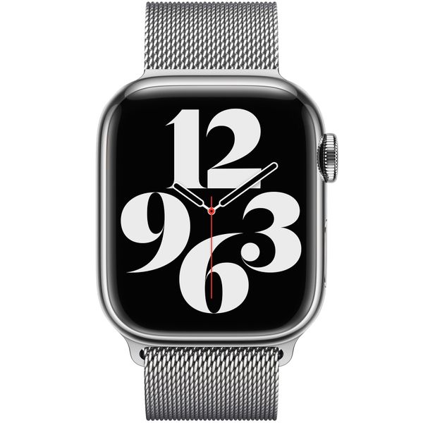 Apple ﻿Bracelet à boucle Milanais Apple Watch Series 1 t/m 9 / SE (38/40/41 mm) | Series 10 / 11 (42 mm) - Silver