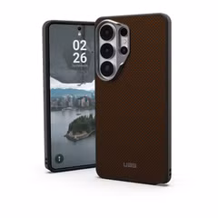 UAG Fibr Armr Coque Arrière avec Anneau Magnétique Samsung Galaxy S26 Ultra - Orange / Charcoal