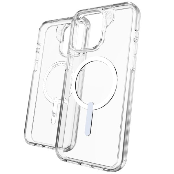 ZAGG Coque Crystal Palace MagSafe Apple iPhone 15 Pro Max - Transparent