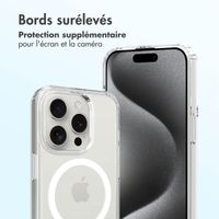 Accezz Coque arrière Xtreme Impact avec MagSafe Apple iPhone 15 Pro - Transparent