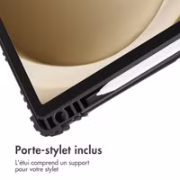Accezz Coque tablette Rugged Trifold Samsung Galaxy Tab A9 Plus - Noir