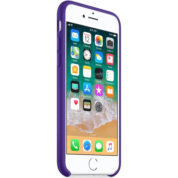 Apple Coque en silicone Apple iPhone SE (2022 / 2020) / 8 / 7 - Ultra Violet
