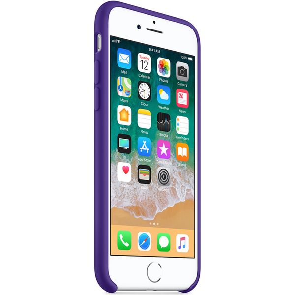 Apple Coque en silicone iPhone SE (2022 / 2020) / 8 / 7 - Ultra Violet