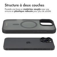 Accezz Coque Givrée Robuste avec MagSafe iPhone 16 Pro Max - Noir