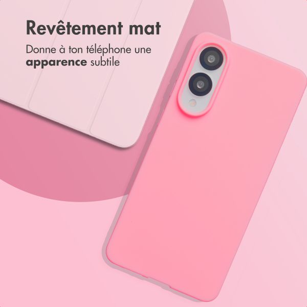 imoshion Coque Couleur Samsung Galaxy S25 Edge - Bubblegum Pink