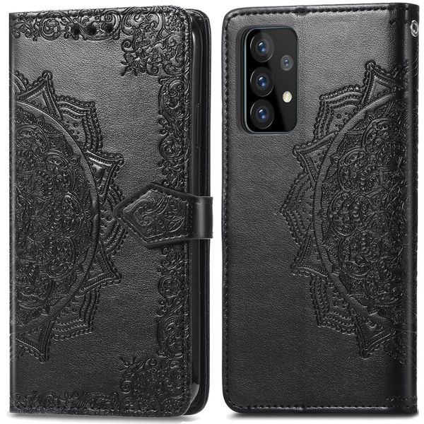 imoshion Etui de télephone Mandala Samsung Galaxy A52(s) (5G/4G) - Noir