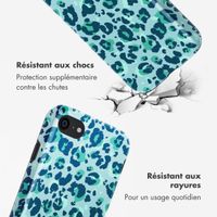 Selencia Coque arrière Vivid Tough iPhone SE (2022 / 2020) / 8 / 7 - Wild Spots Light Blue