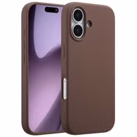 Accezz Coque Liquid Silicone avec MagSafe Apple iPhone 17 - New Tea Brown