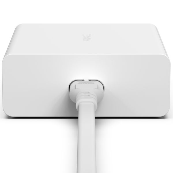 Belkin ﻿Adaptateur Boost↑Charge™ GaN Pro 4 ports - USB -A (2x) et USB-C (2x) - 108 W - Blanc