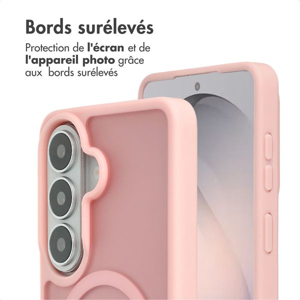 imoshion Coque Color Guard avec MagSafe Samsung Galaxy S26 - Rose clair
