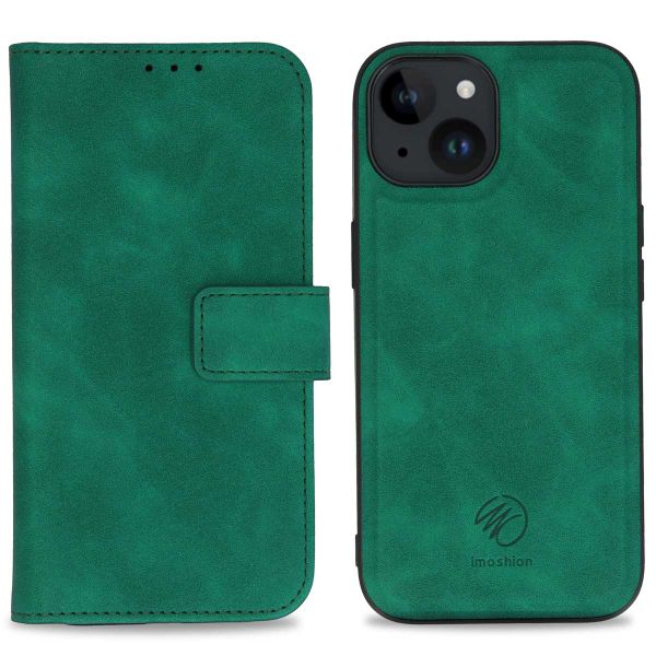 imoshion Etui de télephone luxe 2-en-1 amovible Apple iPhone 15 - Vert foncé