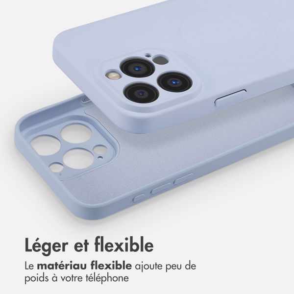 imoshion Coque Couleur avec MagSafe Apple iPhone 15 Pro Max - Lila