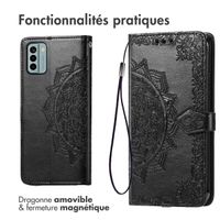 imoshion Etui de téléphone portefeuille Mandala Nokia G22 - Noir