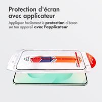 Accezz Protecteur d’écran en verre trempé + Applicateur Samsung Galaxy S24 Plus / S25 Plus