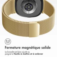 imoshion Bracelet magnétique milanais Samsung Galaxy Watch 8 (40/44mm) / Classic (46mm) - Doré