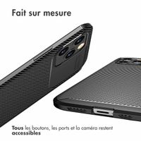 imoshion Coque silicone Carbon Apple iPhone 12 Pro Max - Noir