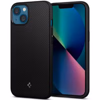 Spigen Coque arrière MagSafe Armor Apple iPhone 13 - Noir