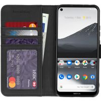 imoshion Étui de télephone portefeuille de luxe Nokia 3.4 - Noir
