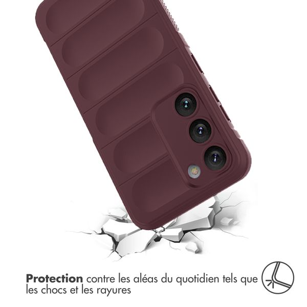 imoshion Coque arrière EasyGrip Samsung Galaxy S23 Plus - Aubergine