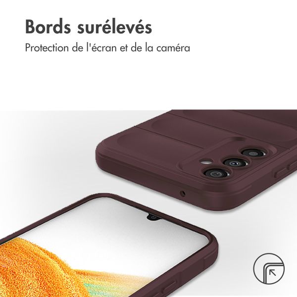 imoshion Coque arrière EasyGrip Samsung Galaxy A34 (5G) - Aubergine