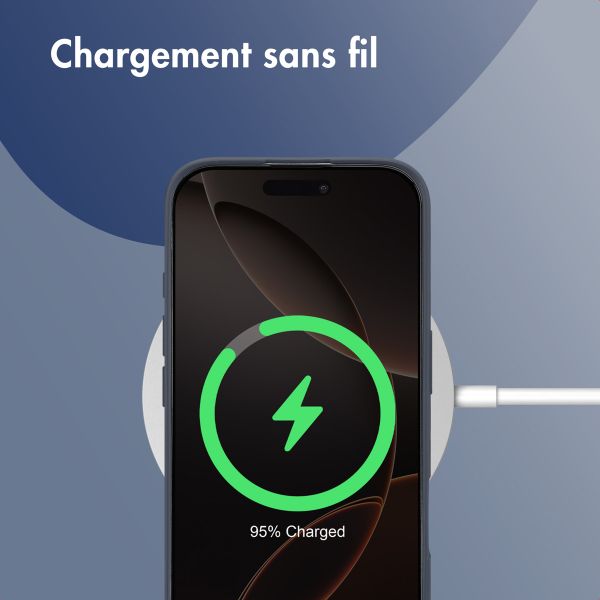 imoshion Coque Couleur Apple iPhone 16 Pro - Bleu foncé