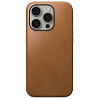 Nomad Coque Modern Leather avec MagSafe Apple iPhone 15 Pro - English Tan