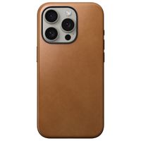 Nomad Coque Modern Leather iPhone 15 Pro - English Tan