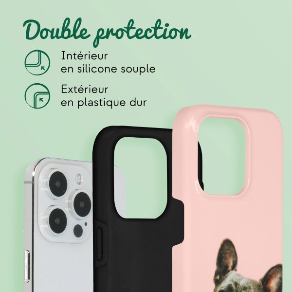 Concevez votre propre coque Tough Apple iPhone 15 Pro - Blanc