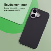 imoshion Coque Couleur Apple iPhone 16 - Noir