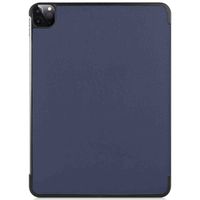 imoshion Coque tablette Trifold iPad Pro 12.9 (2018/2020/2021/2022) - Bleu foncé