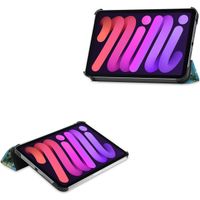 imoshion Coque tablette Apple iPad Mini 7 (2024) / iPad Mini 6 (2021) - Green Plant