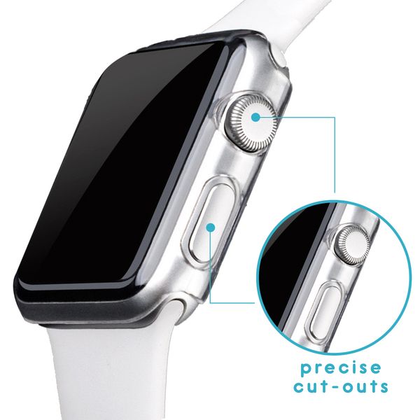 imoshion Coque souple à couverture complète Apple Watch Series 4 / 5 / 6 / SE - 40 mm - Transparent