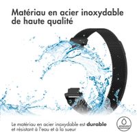 imoshion Bracelet magnétique milanais Fitbit Inspire - Taille M - Noir