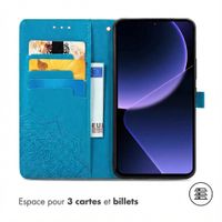 imoshion Etui de télephone Mandala Xiaomi 13T / 13T Pro - Turquoise
