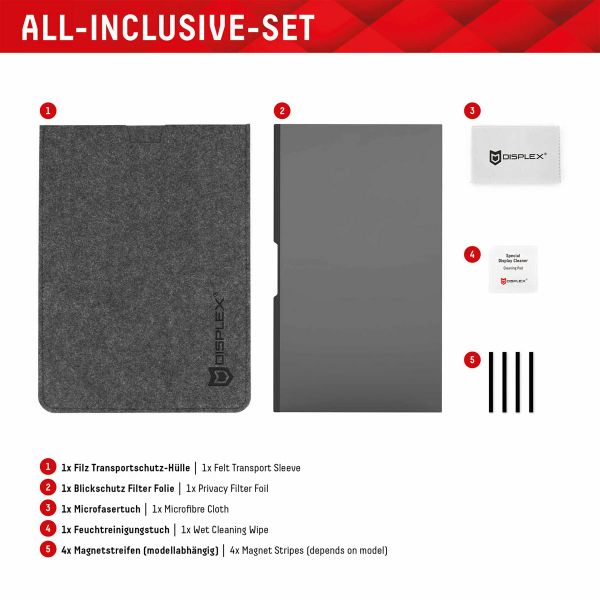 Displex Protection d'écran magnetique Privacy Safe Apple MacBook Pro 16.2 pouces