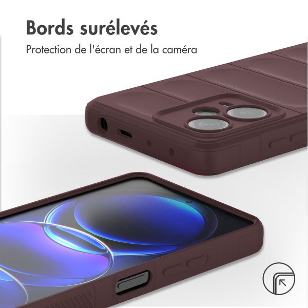 imoshion EasyGrip Backcover Xiaomi Redmi Note 12 Pro Plus - Aubergine