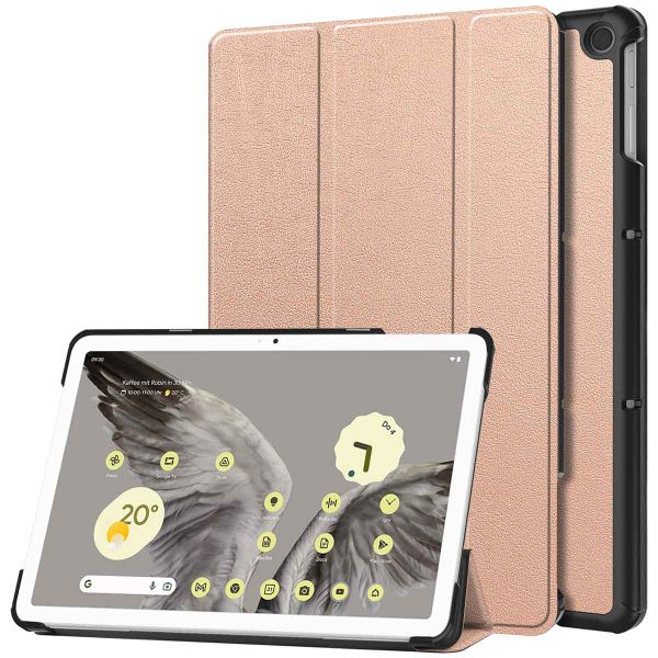 imoshion Coque tablette Trifold Google Pixel Tablet - Rose Dorée