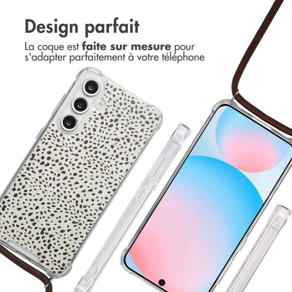 imoshion Coque Design avec cordon Samsung Galaxy S24 FE - Desert Dots