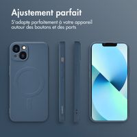 imoshion Coque Couleur avec MagSafe iPhone 13 - Bleu foncé