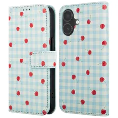 imoshion Étui de télephone portefeuille Design Apple iPhone 16 - Cherry Check