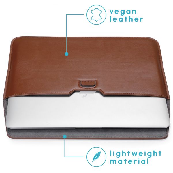 imoshion Sacoche en cuir vegan 15 pouces - Brun