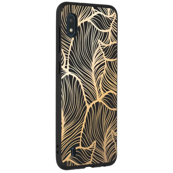Coque design Color Samsung Galaxy A10 - Golden Leaves