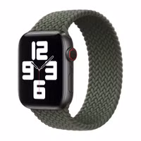 Apple Bracelet Solo tressé Apple Watch | 38/40/41/42 mm - Taille 8 - Inverness Green