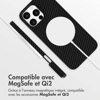 Accezz Coque Kevlar MagSafe Apple iPhone 15 Pro Max - Noir