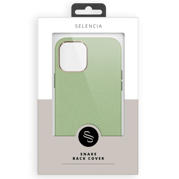 Selencia Coque Gaia Serpent iPhone 13 Pro - Vert