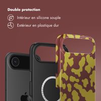 Selencia Coque arrière Vivid avec MagSafe Apple iPhone Air - Moo'd Olive Dust