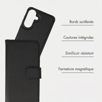 imoshion Étui portefeuille luxe 2-en-1 amovible Samsung Galaxy A57 (5G) - Noir