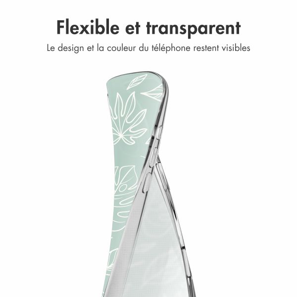 imoshion Coque Design Apple iPhone 16 - Leaves Line-Art